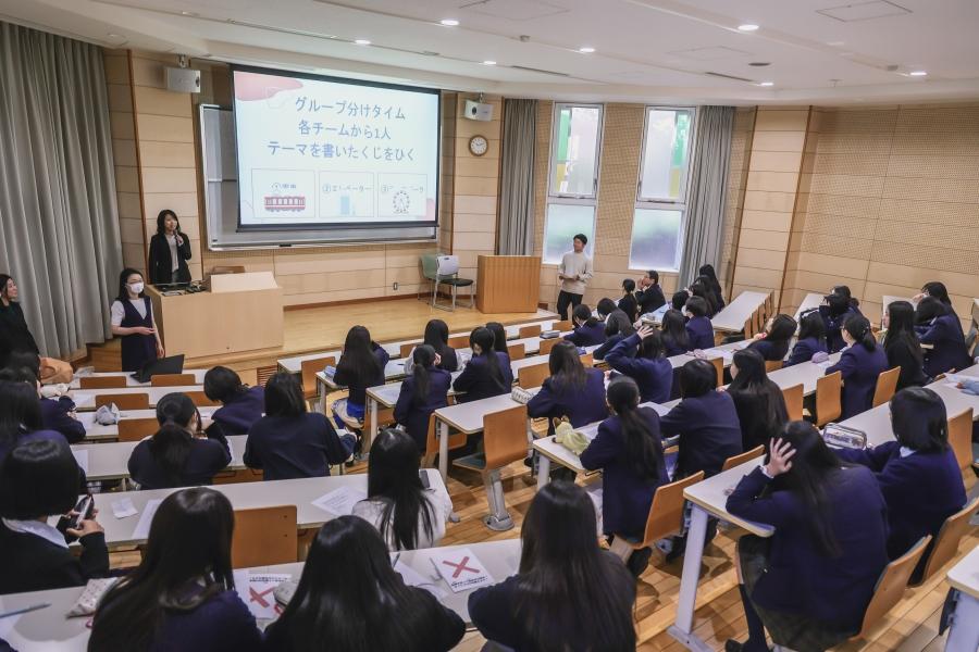 サレジアン国際学園世田谷中学高等学校で「防災ワークショップ」を開催しました。-